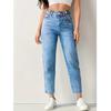 Women's Plus Size Stretch Skinny Jeans In Washed Denim
