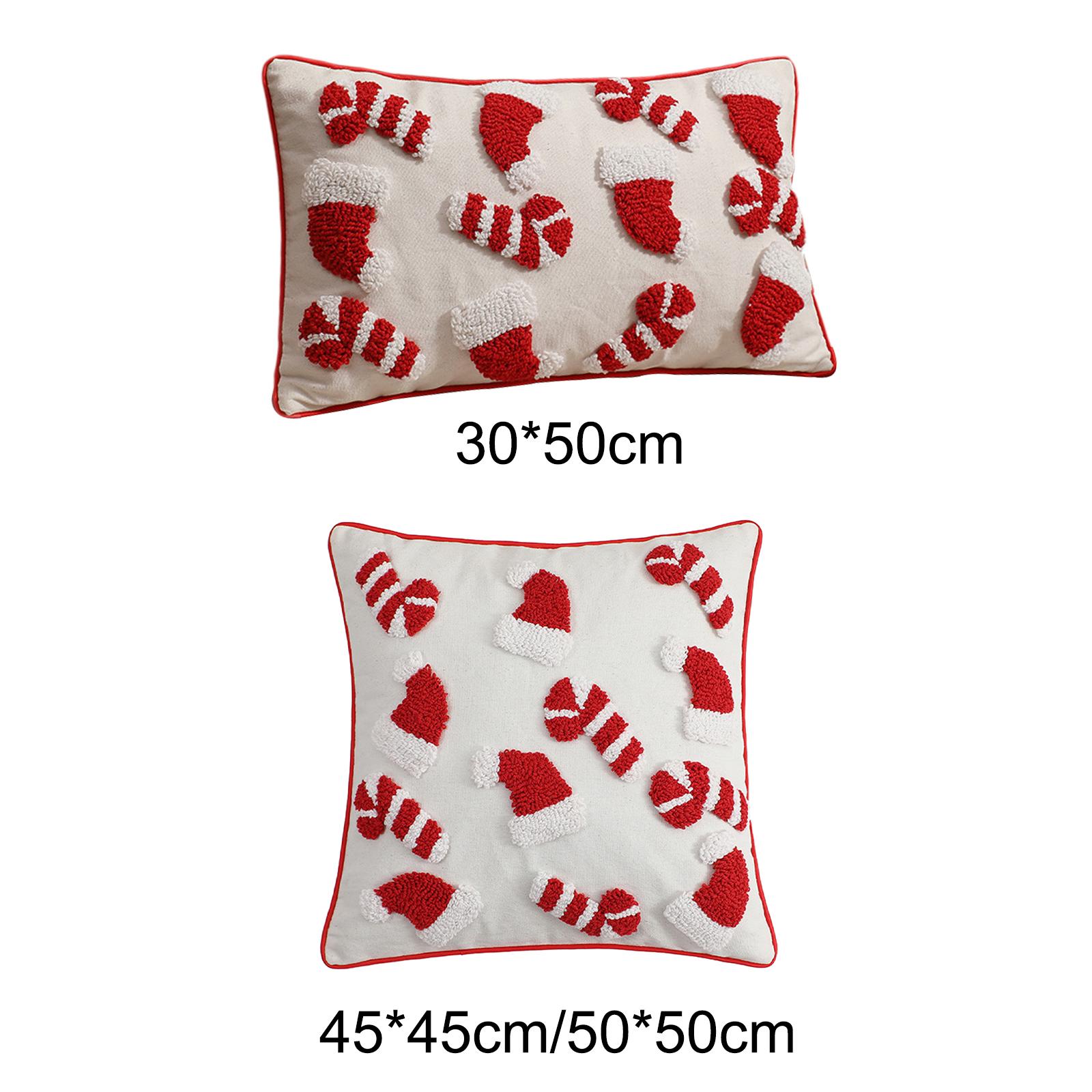Christmas Pillow Cover Cushion Cover Velvet Throw Pillow Case for Living Room Home 30cmx50cm 1860₽