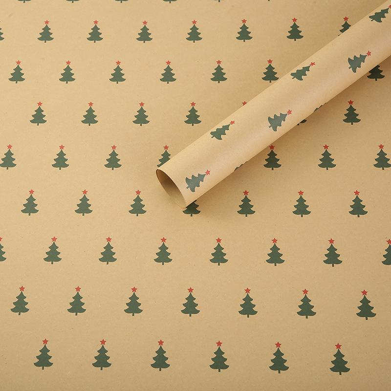 Cartoon Elk Paper Cartoon Decorative Paper Gift Wrapping Paper Fashion For Gifts Christmas Wrap
