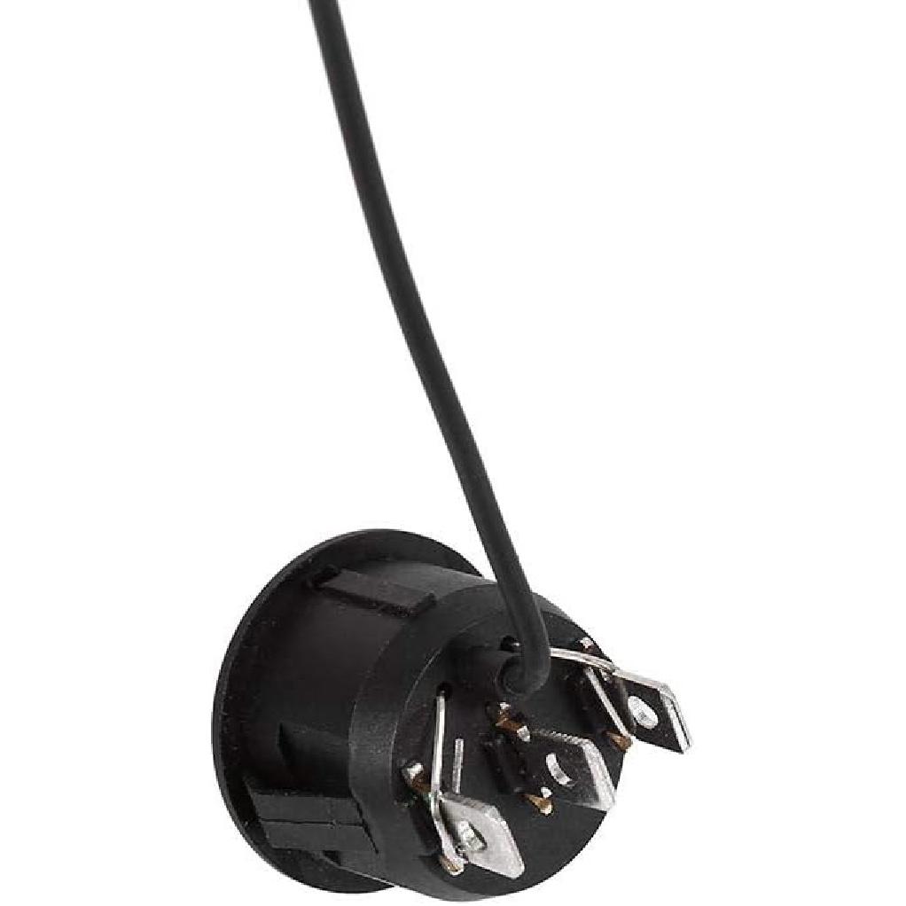 Aramox Universal Round Seat Heater Switch, Hi Low Heat Control, Black, Manual Operation