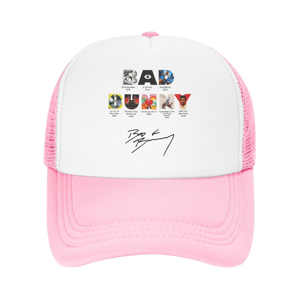 All Albums & Tours Cover Casual Sun Hats For Unisex-Teens Summer Bads Bunnys Kpop Rock Baseball Cap Trendy Sun Visor Trucker Hat