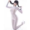 Full Body Cosplay Smooth Shiny Dance Tights [LOST-G] Tights, Sheer, See-Through, Sexy, Costume, Pantyhose, (GRAY, M)