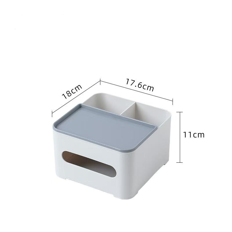 A multifunctional tissue box for home living room storage, simple paper drawing, Nordic style