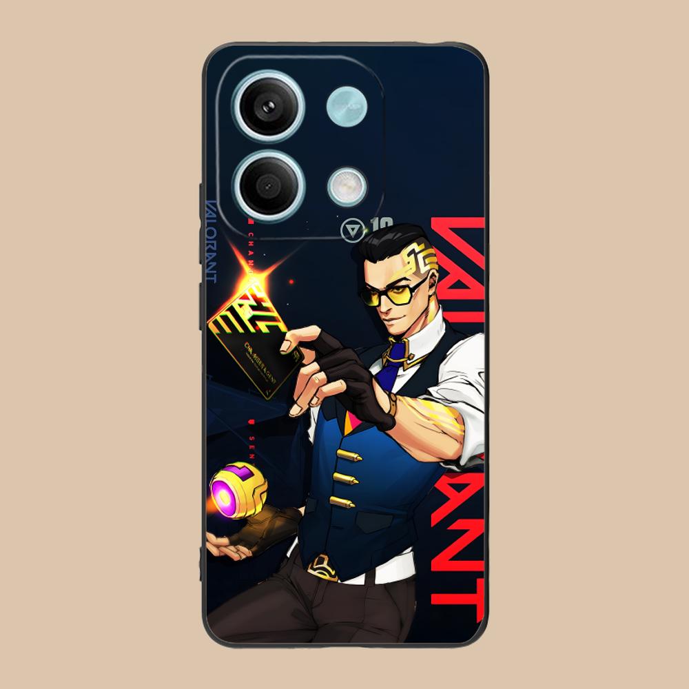 Valorant Chamber Mobile Phone Case for Xiaomi 15 14 13 12 Mi 11 T Ultra Lite Pro S X 5G Colour Protective Pretty Luxury Cover