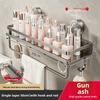 Wall Mount Suction Cup Towel Rack With Hooks For Bathroom Shower And Vanity Use