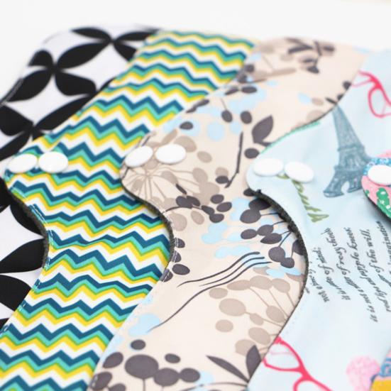 Extra-size Bamboo Cotton Menstrual Pad Reusable Washable Sanitary Panty Liner