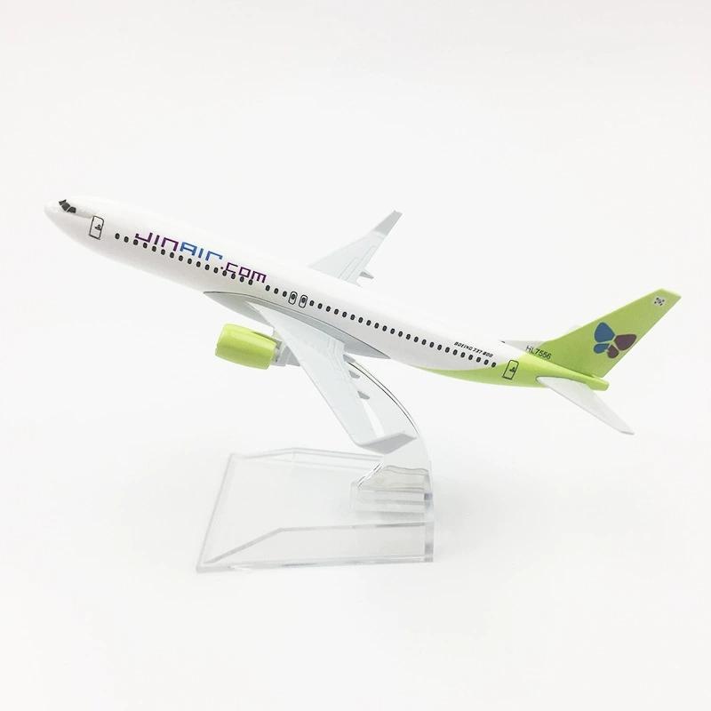 Souvenirs Toy 16cm Korean JINAIR 737 B737 Plane Model Airplane Model Aircraft Model Diecast Metal 1:400 Airplanes Plane Toys