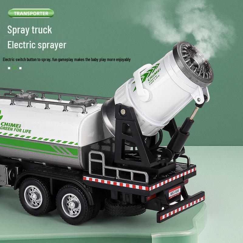 Chimei Alloy Toy City Cleaning Sprinkler Truck Model