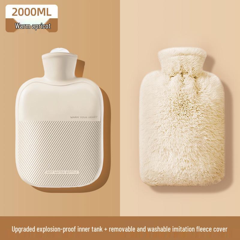 Thickened Explosion-Proof Hot Water Bottle for Hand, Foot, and Menstrual Warmth