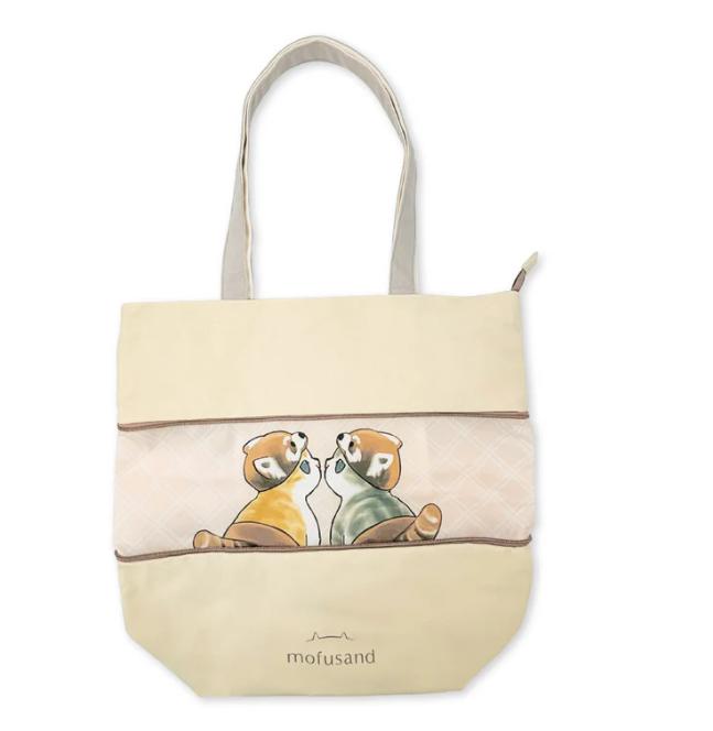 

mofusand Stretchable Tote Bag L size ( Beige ) Japan NEW