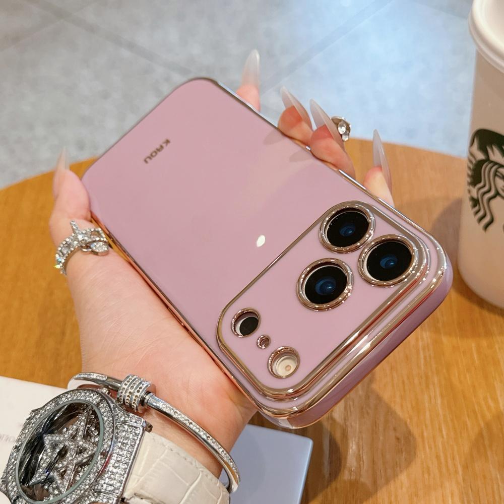 

Fashion Minimalist Solid Colour Phone Case for iPhone 11 12 13 14 15 16 Pro Max 17 Pro Max Plus 17Air Soft Case for iPhone 17 iPhone 16 Pro Max