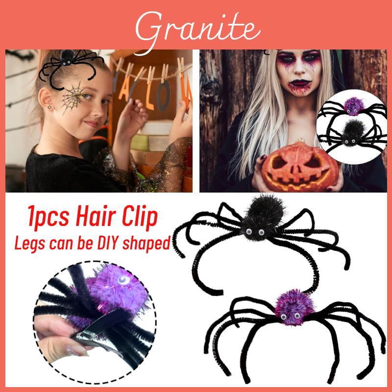 Spider Halloween Hair Decorations Unique Diy Spider Leg Design Hair Clips For Women And Girls