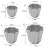 Easy Demoulding Octagonal Chiffon Cake Mold Non-stick Bread Baking Pan DIY Pandoro Molds  Mousse