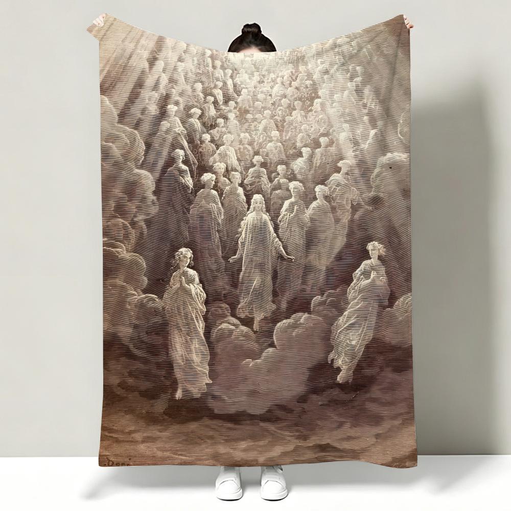 Artist GGustave DDore Throw Soft Warm Flannel Throw Blanket Multiuse for Sofa Bed Office Nap