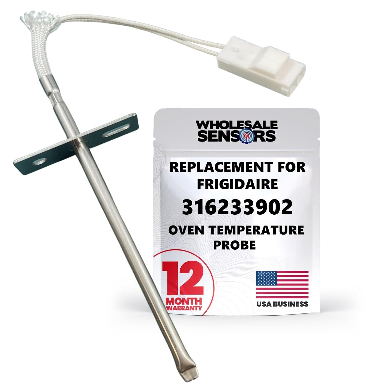 Frigidaire 316233902 Replacement Oven Temperature Probe 12-Month Warranty