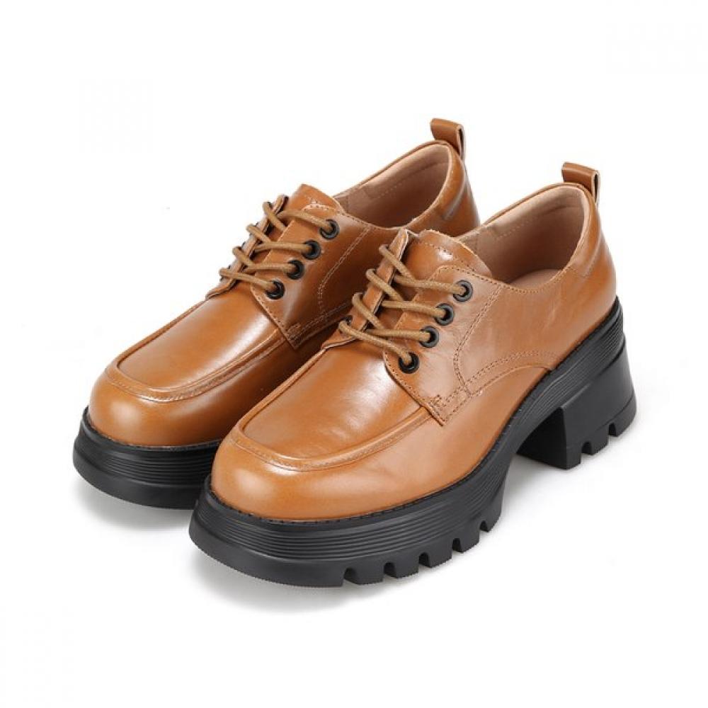 Женские дерби-лоферы Barbara Leather 6 см Bbj144br 250mm 15900₽