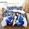 3D Printed Anime Rurouni Kenshin Bedding Sets Exquisite Bed Supplies Set Duvet Cover Bed Comforter Set Luxury Birthday Gift