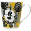 Mug - EGAN - PWM21/1PB - Yellow Porcelain - Multicolored - Disney Mickey Mouse