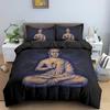 Colorful Seven Chakras Buddha Mandala Duvet Cover Indian Buddhism Theme for Women Men Teens for Bedroom Decorations Queen King