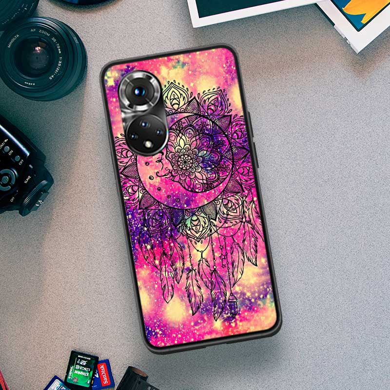 Funda Telefon Tapet Prindător de Vise Colorat Pentru Huawei P Smart 2021 Y5 Y6 Y7 Y9 Honor 50 20 Pro 10 10I 9 9X Y9S 8 8A 8X 8S 7S