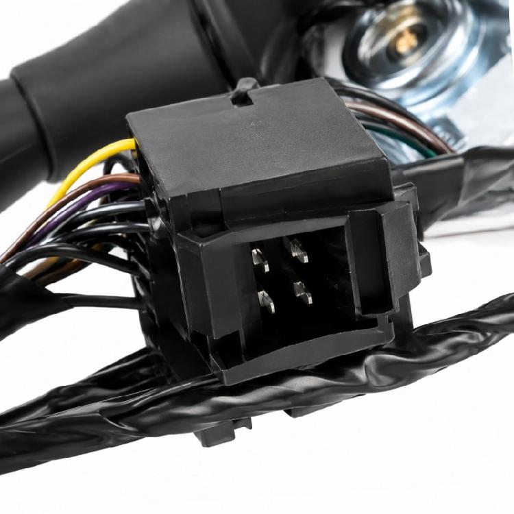 Integrated Turn Signal Wiper Combination Switches Assembly, Part Number 3575400045, with ABS Housing and Wiring Harness for Replacing a Damaged