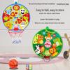 Kids' Educational 2-in-1 Basketball Hoop & Dartboard Indoor Sports Toy