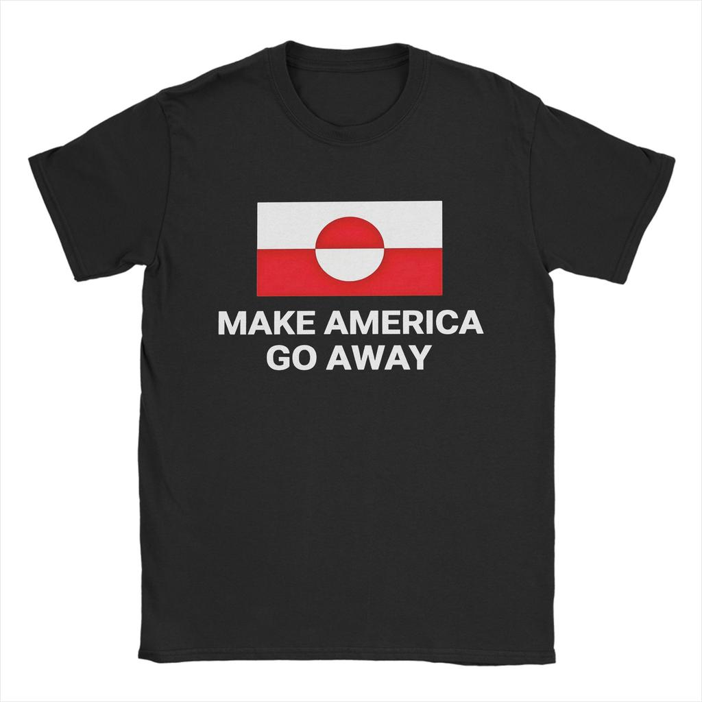 Unisex Womens MAGA T Shirts Greenland 100 Cotton Tops Creative Short Sleeve Crewneck Tee Shirt Gift Idea TShirts