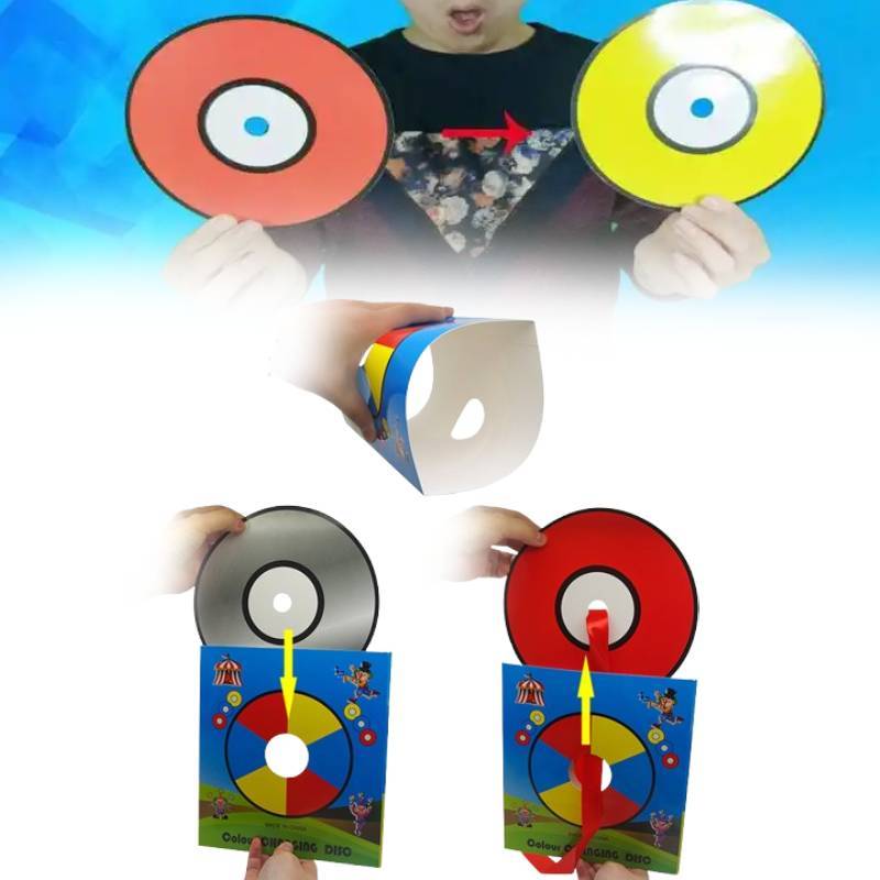Magic Color Changing Cd Magic Prop For Closeup Stage Performances