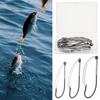 30pcs Carbon Steel Weedless Wacky Rig Fishing Hooks Assorted 1/0-3/0 Sizes for Freshwater Saltwater with Storage Box