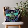 Mystical Vintage Bee Pattern Cushion Cover Pillowcase Upholstery Pillows for Sofa Throw Pillow Home Decor Pillowcas