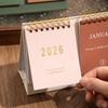 2026 Desk Calendar: Year of the Horse, English, Double-Row Planner with Motivational Quotes, Desktop Memo & Office Decor