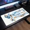 Erling Haaland Custom Large Mouse Pad, Personalized Name Text Print, Football Logo Non‑Slip Desk Mat Gaming Gift