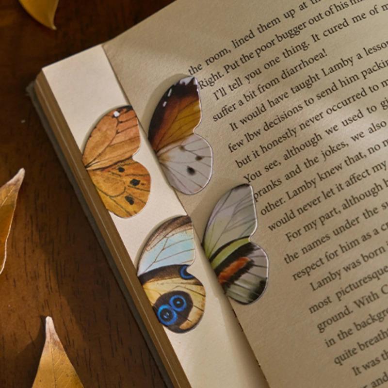 Magnetic Bookmark Butterfly Chinese Style Reading Bookmark Ancient Style Butterfly DIY Decorative Book Clip