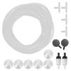 Aquarium Oxygen Tube Check Valve Fish Tank Bubble Stone Set Aquarium Accessories4m / 13.1ft Tube