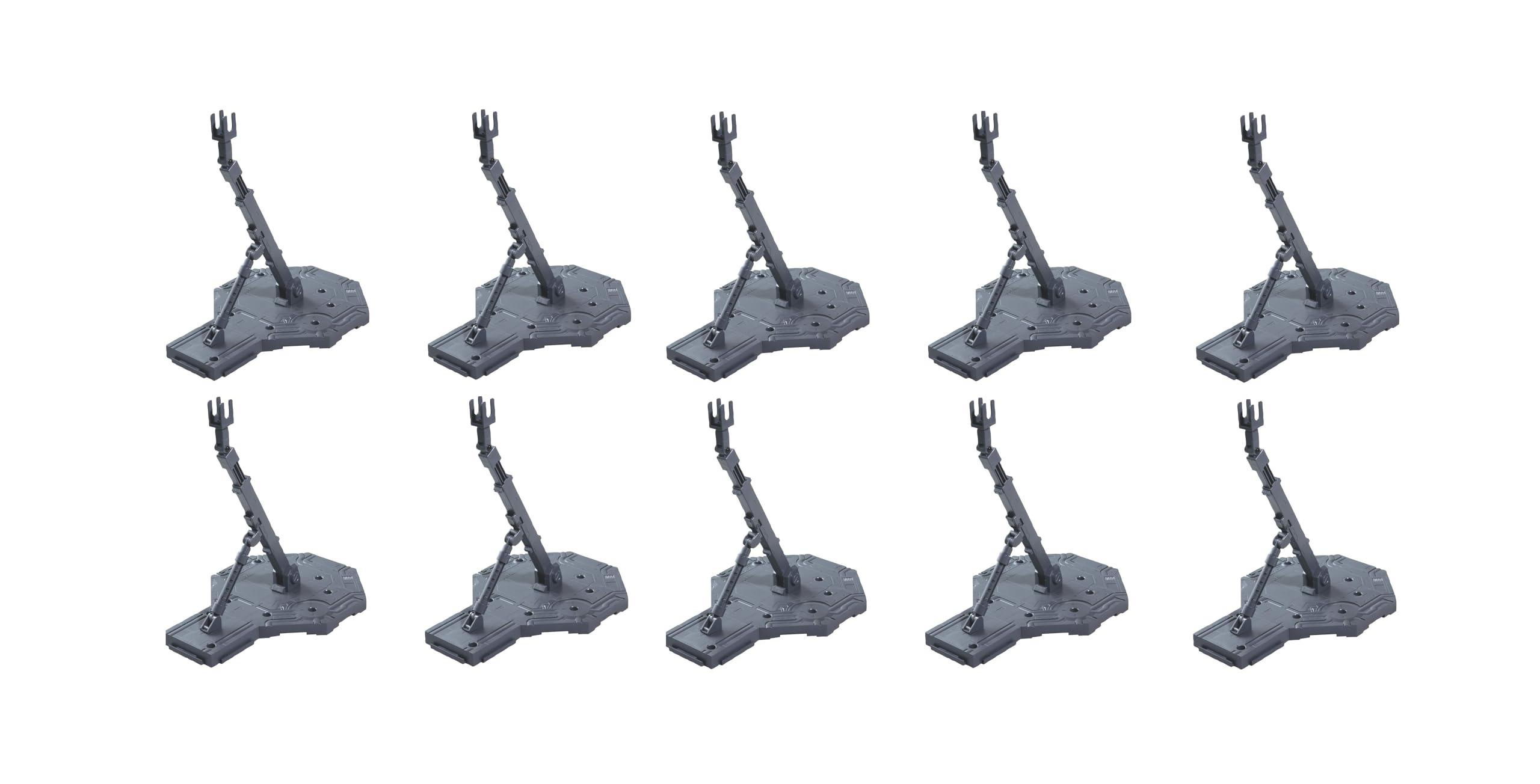 BANDAI SPIRITS Action Base 1 Gray of [Bundle Purchase] (Set 10) серый