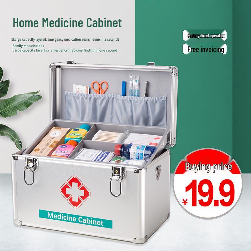 Comprehensive Household First Aid Kit & Emergency Storage Box
