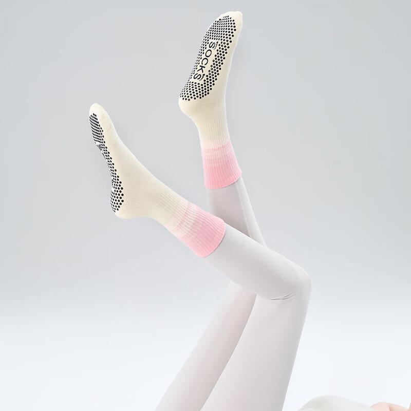 OEING Women's 2025 Gradient Non-Slip Pilates Yoga Socks