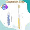 Pack Travel Toothbrush, Folding Travel Toothbrush Foldable Toothbrush Portable Soft Toothbrush for Adults Children