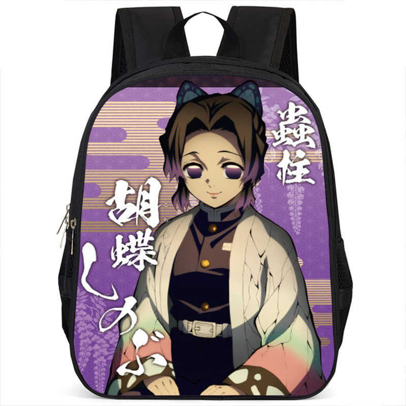 Japan cartoon comics Demon Slayer Pillar Training Arc Student Large Capacity School Style Backpack 7545