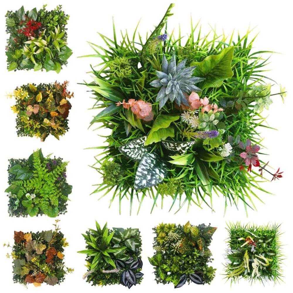 Eternal Life Artificial Plant Wall Panel Flower Artificial Fern Grass  Privacy Screen