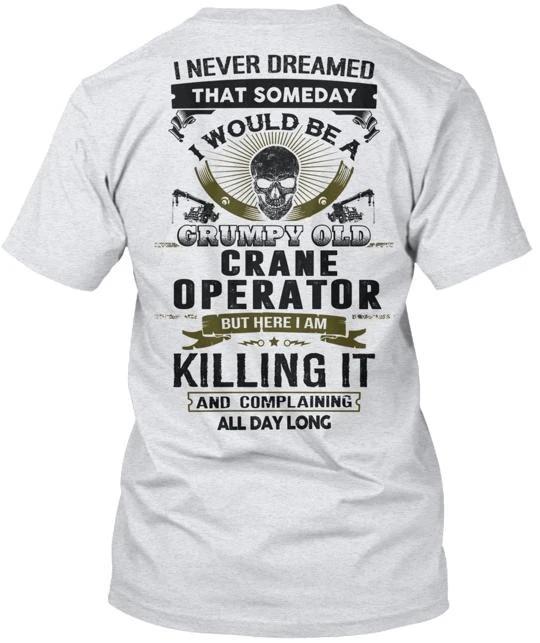 

Crane Operator T-Shirt Made in the USA Size S to 5XL 4XL