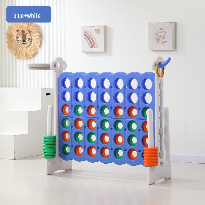 Adjustable 3D Five-in-a-Row Game for Kids - Educational Fun for Indoor & Outdoor Play