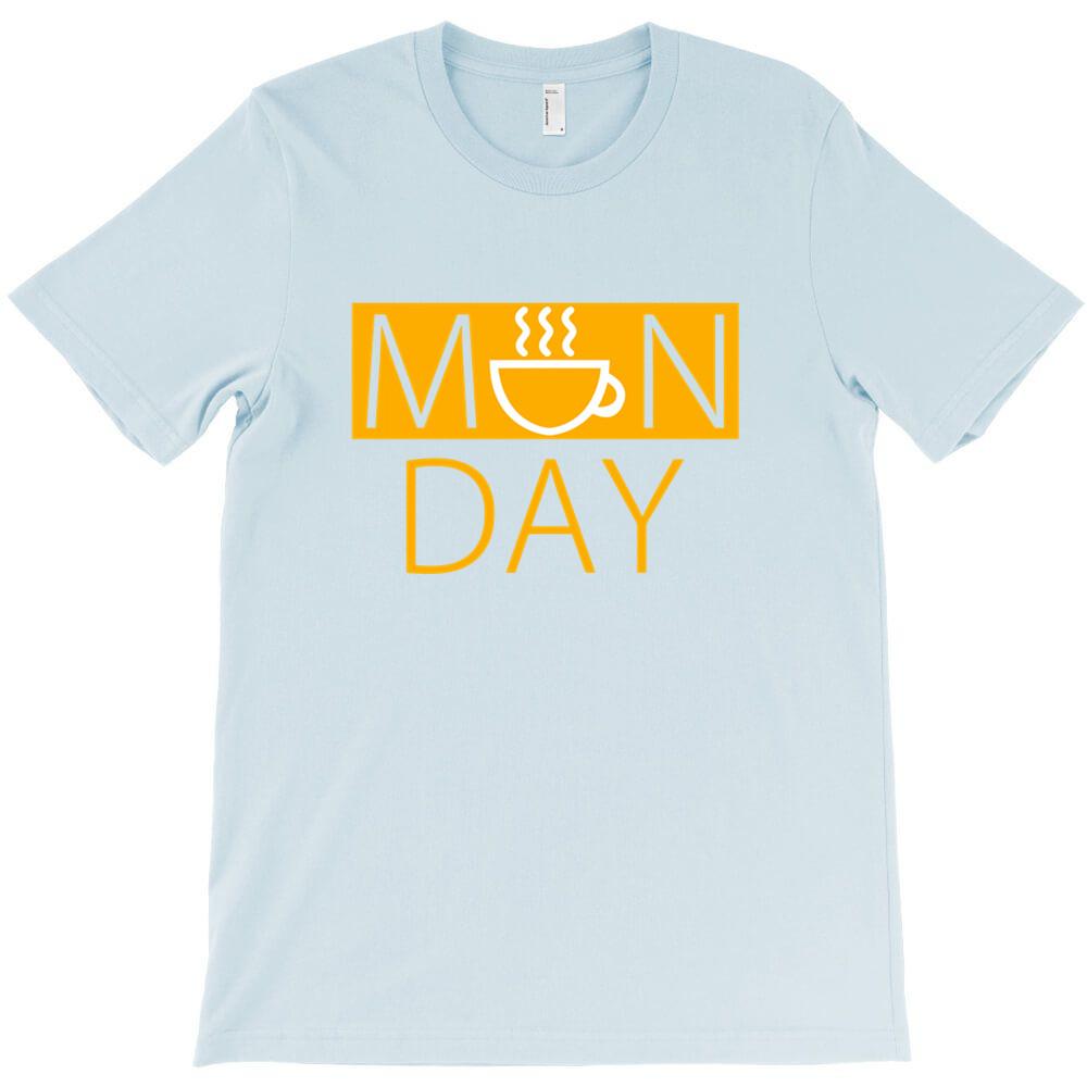 Monday Coffee T Shirt White T Shirt The Men S Crewneck Streetwear T Shirt Clothes