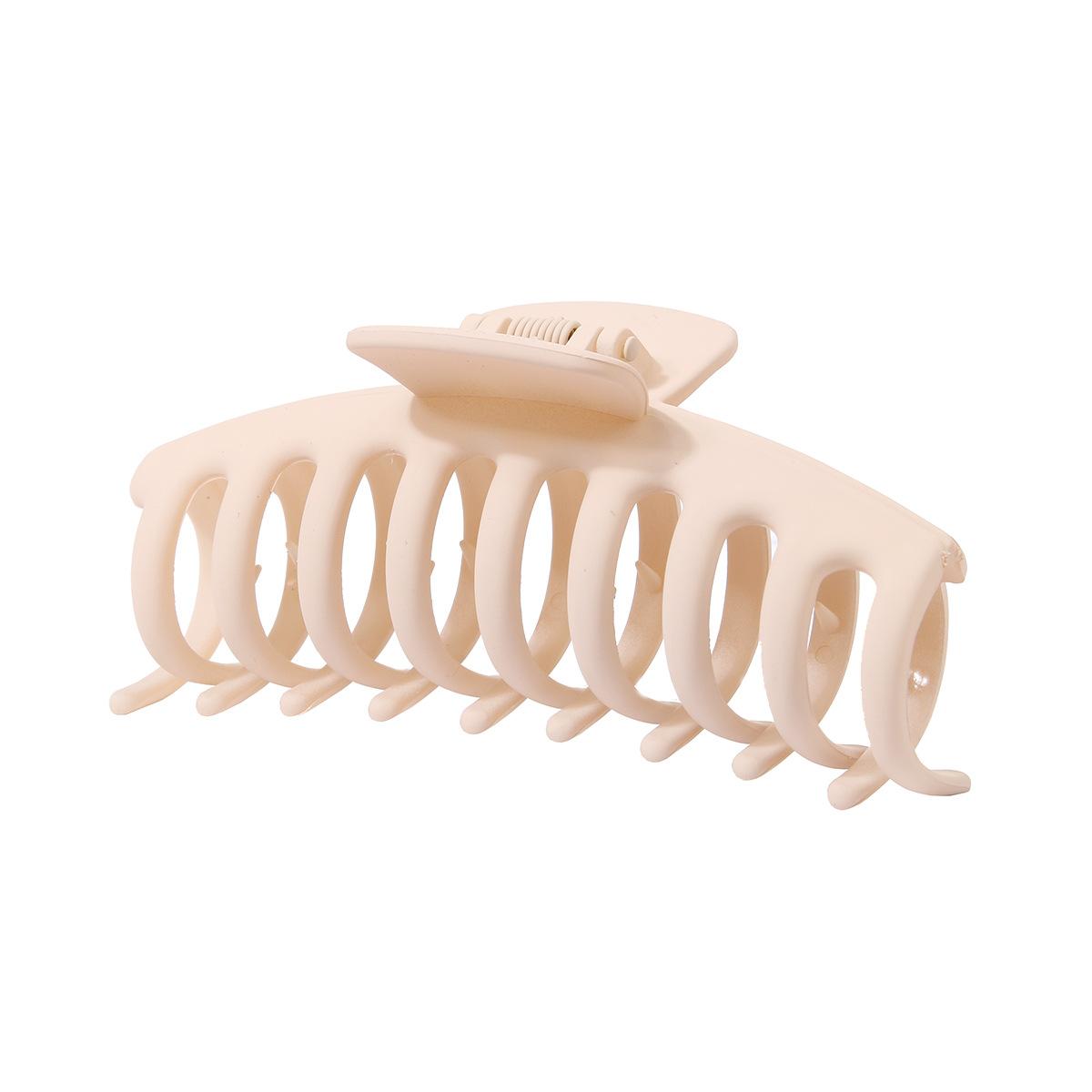 

Plastic Frosted Hair Clip Simple Keel Hair Claw Combination Set Shark Clip 1PCS