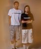 Peideomeonteu Bermuda Scratch Damage Shorts (Grey)
