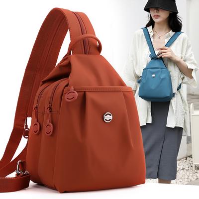 Women's Small Backpack Large Capacity Shoulder Bag Multifunctional Chest Bag