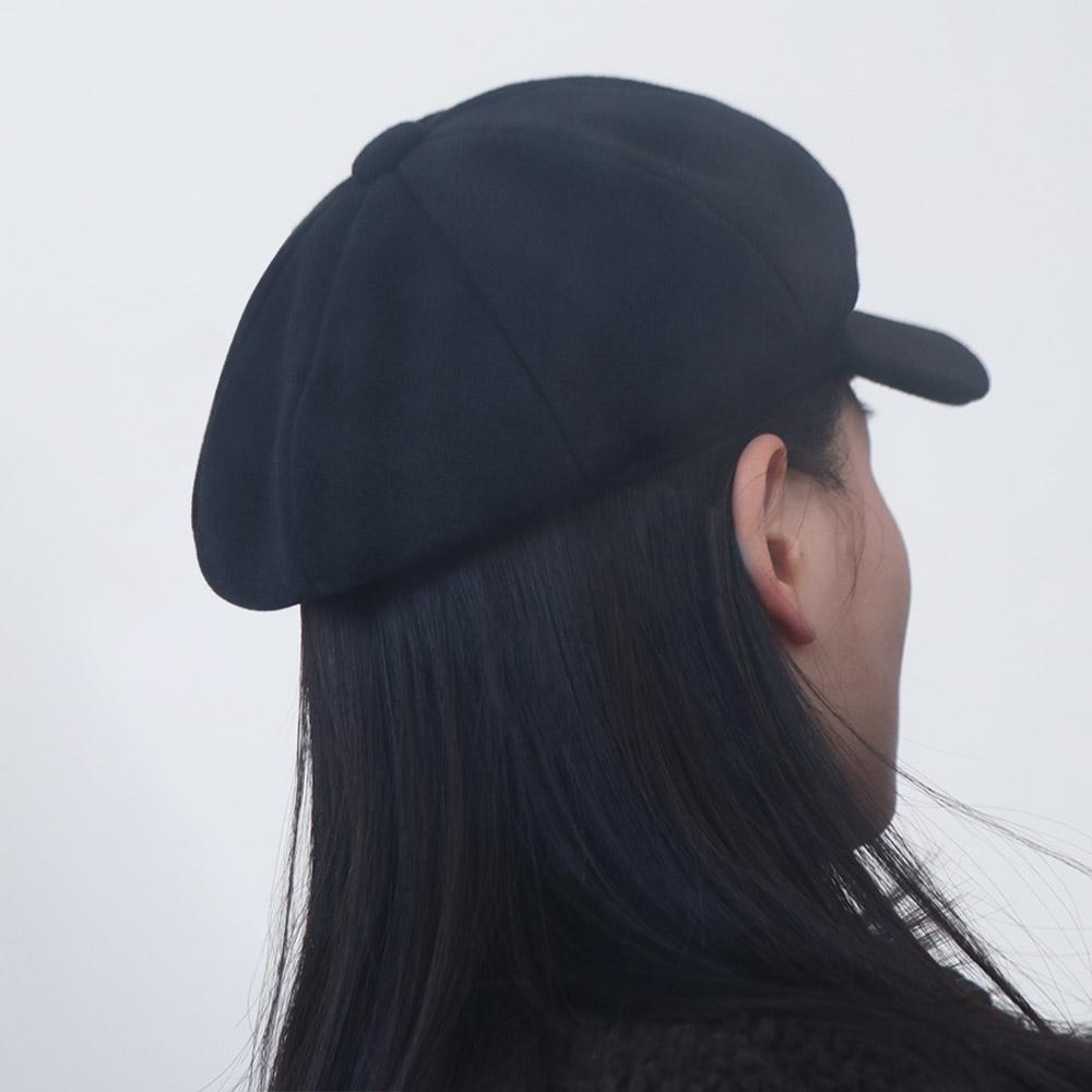 Solid Color Retro Berets Hat Korean Style Painter Cap Fashion Vintage Newsboy Cap  Girls
