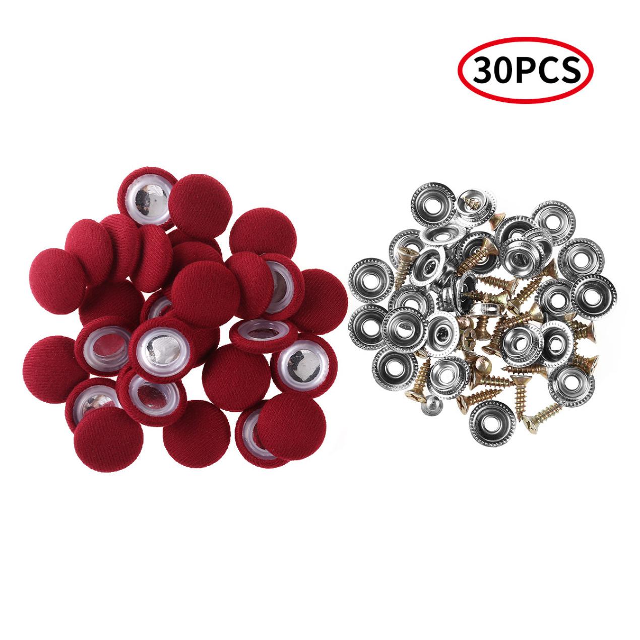 30Pcs Auto Innen Decke Tuch Befestigungs Schraube Auto Dach Feste Schnalle Snap Nieten Retainer Automotive Headliner Reparatur Taste