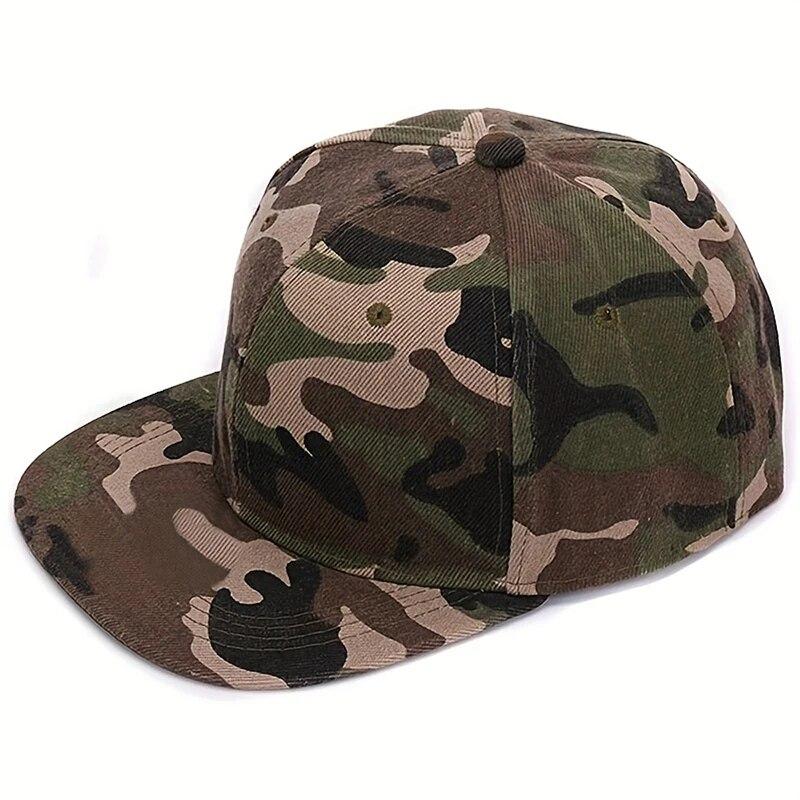 

Women Light Plate Camouflage Hip-Hop Hats Spring Autumn Outdoor Use Adjustable Casual Baseball Caps Sunscreen Hat For Men And