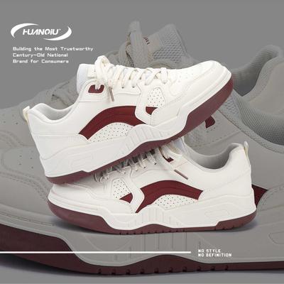 Global Popular Design Board Shoes ZHQ5702 Spring Trend Platform Shoes Men's Mesh Breathable White Shoes